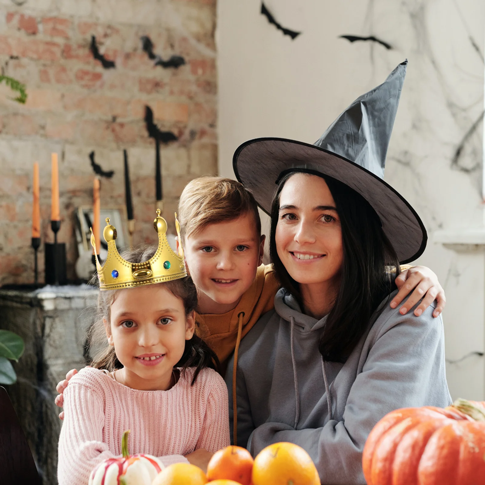 

1Set Halloween Kids King Cloak Crown Costume Cosplay Outfit Party Performance Clothing Kid Cosplay Prop Kid Crown Cloak