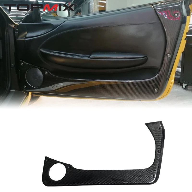 

For Ferrari 360 Convertible 2000-2005 Carbon Fiber Interior Door Panel Side Trim Upholstery Protective Upgrade Modification Part