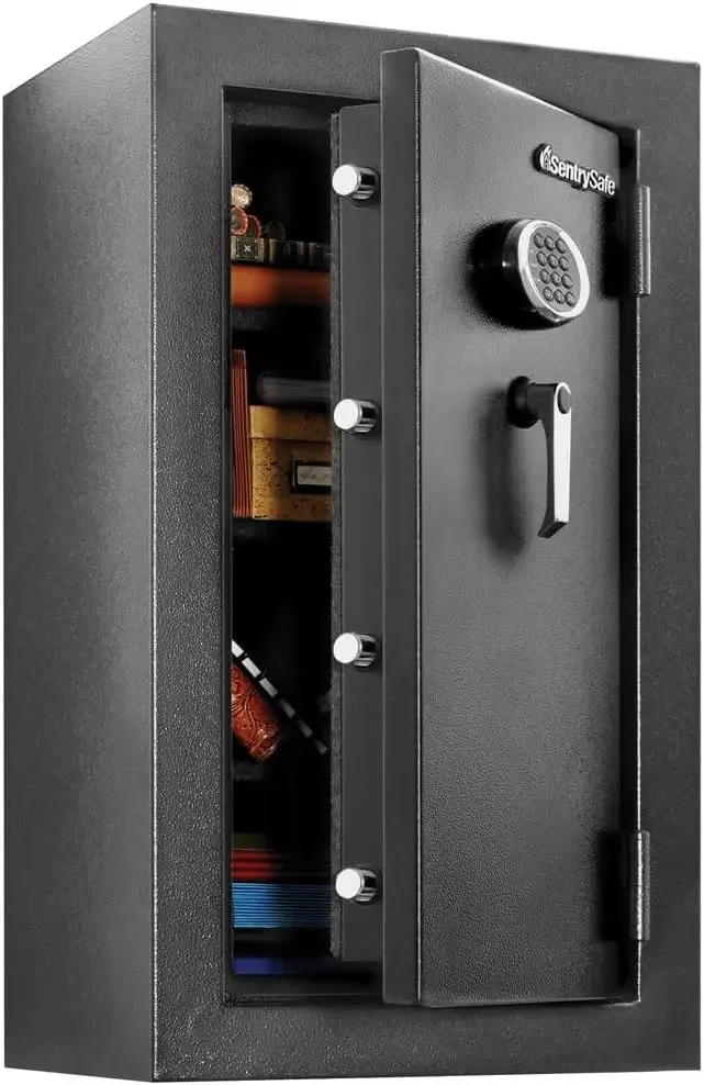 SentrySafe Fireproof and Waterproof XX-Large Steel Floor Safe with Digital Keypad Lock, DOJ-Certified Large Gun Safe for Home,