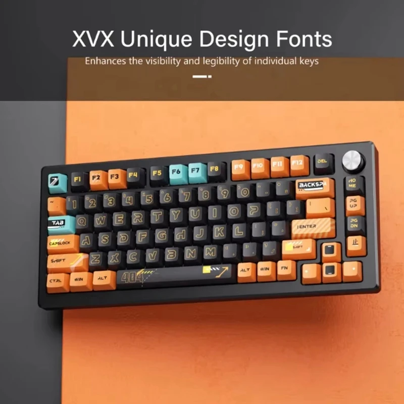 ABHU 131 مفاتيح أغطية المفاتيح PBT الكرز الشخصي خمسة جوانب التسامي الحراري رشاقته قبعات للوحة المفاتيح الميكانيكية Wooting