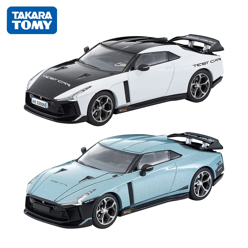 TAKARA TOMY TOMYTEC 1/64 TLV-N Nissan GT-R50 Blanc Vert Alliage Jouet Moteur Moulé Sous Pression En Métal Modèle Cadeaux