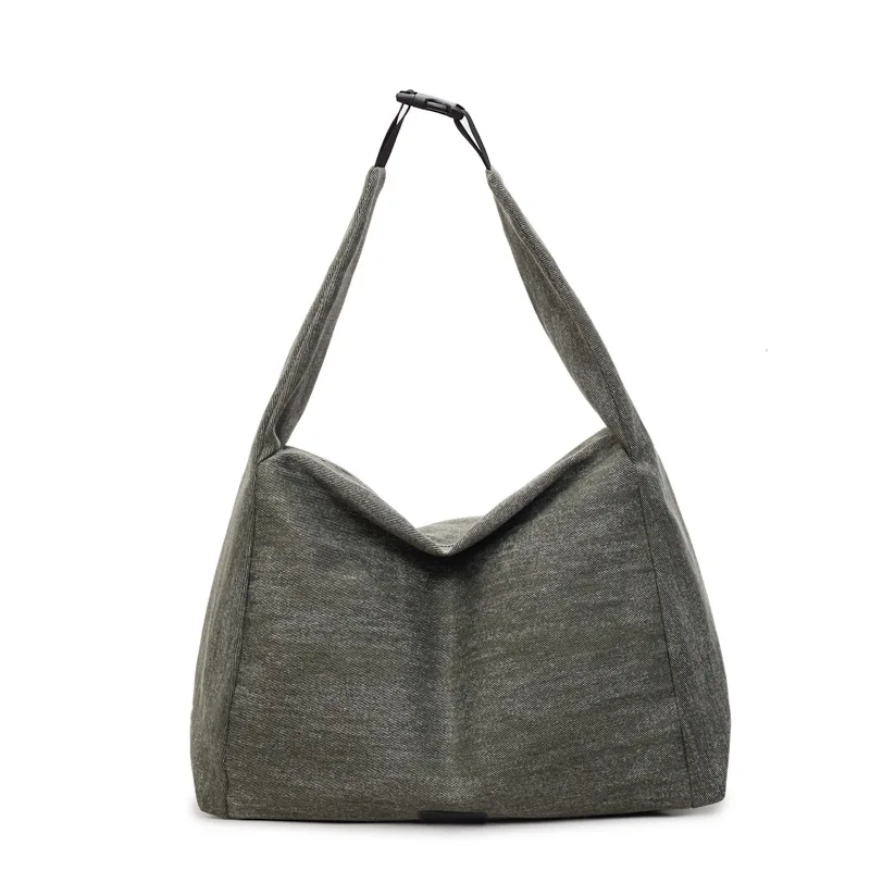 

Fashion Denim Tote Bag for Women2025New Trendy Spring Large Capacity Underarm Bag Student Versatile Shoulder Bag