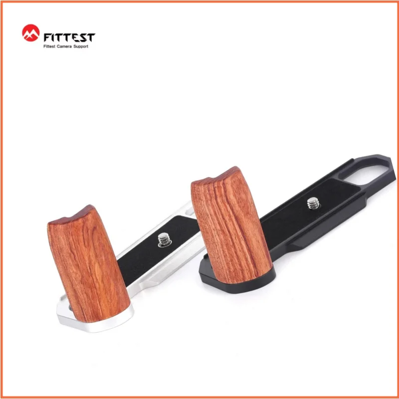 

Деревянная рукоятка Fittest с деревянной ручкой, совместимая с RRS, подходит для пленочных камер Nikon S3 S2, быстросъемная пластина Arca Swiss для штатива