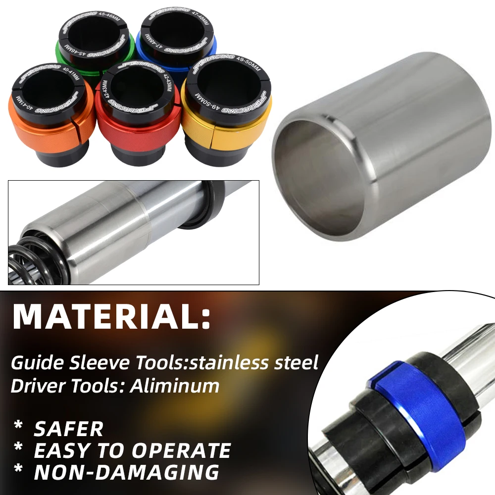 Motorcycle 28-50MM Front Fork Oil Seal Driver Tools Guide Sleeve Tools Oil Seal Wrench For EXC SX XC CRF KLX YZ Pit Dirt Bikes