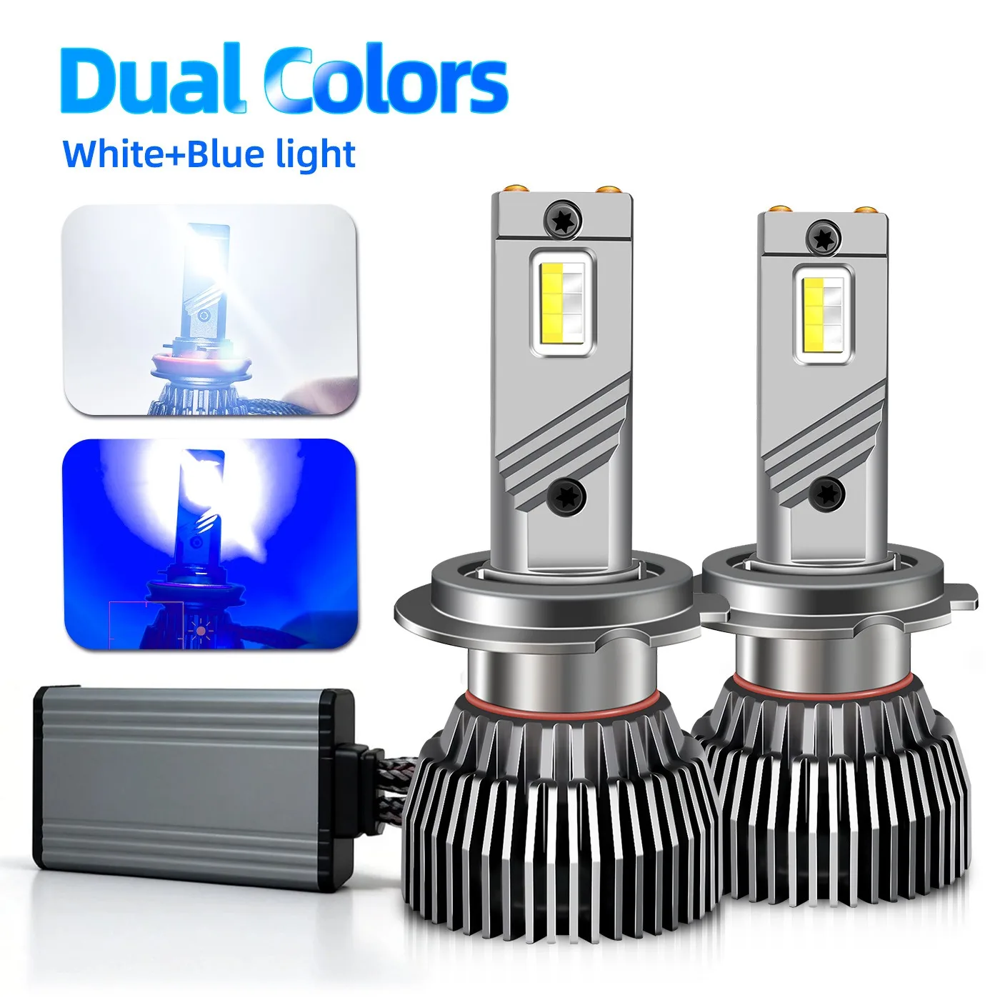 

12V 60W Car LED Headlight Bulbs Fog Lamp H8 H9 H11 H16 HB3 HB4 9005 9006 6500K White 10000K Blue Multiple Sizes