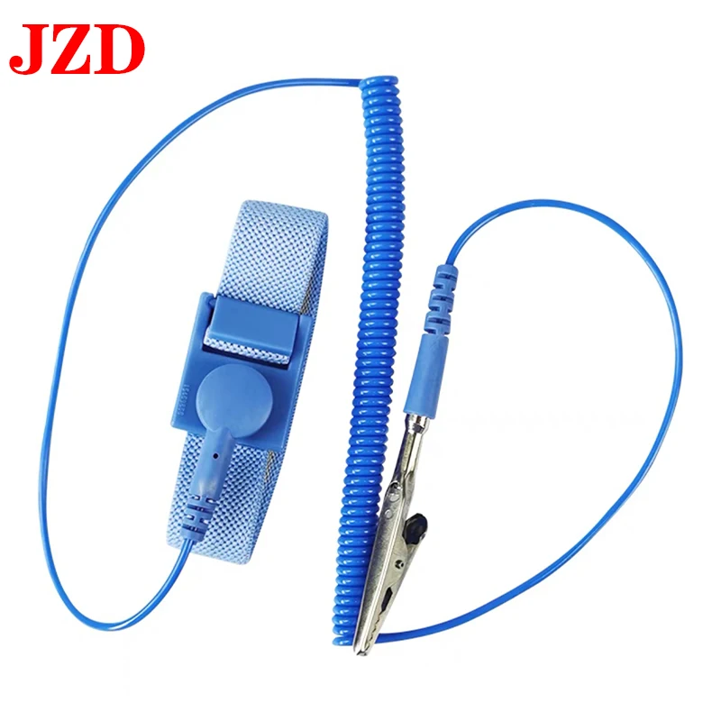 Anti-Static Wired Bracelet Anti-Static Wrist Strap Pu Material Human Body Static Removal Wired Electrostatic Ring Wrist Strap