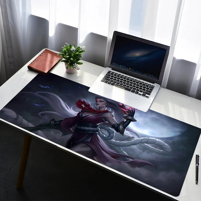 Mouse Pad Laptop Non Slip Extended Desktop Mouse Mat Rubber Keyboard Pad L-league Of Legends Diana Gaming Accessories Mousepad