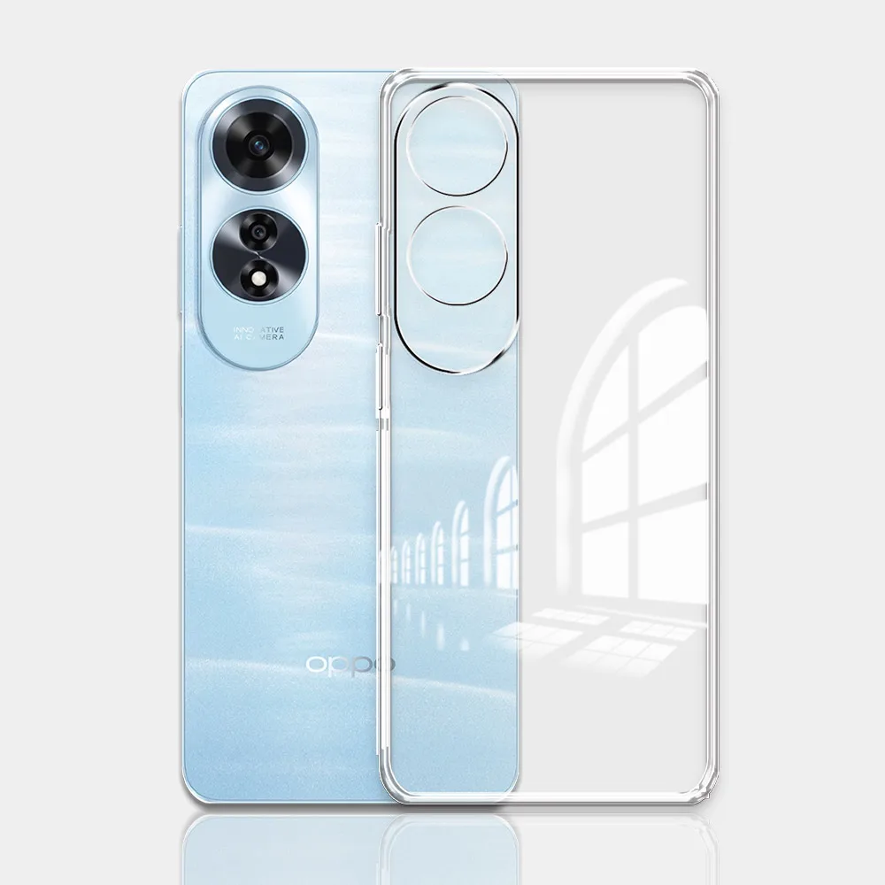 For OPPO A60 4G Case Clear Silicone Soft Phone Case For OPPOA60 CPH2631 Clear Protect Cover Coque on OPPO A60 Fashion Funda