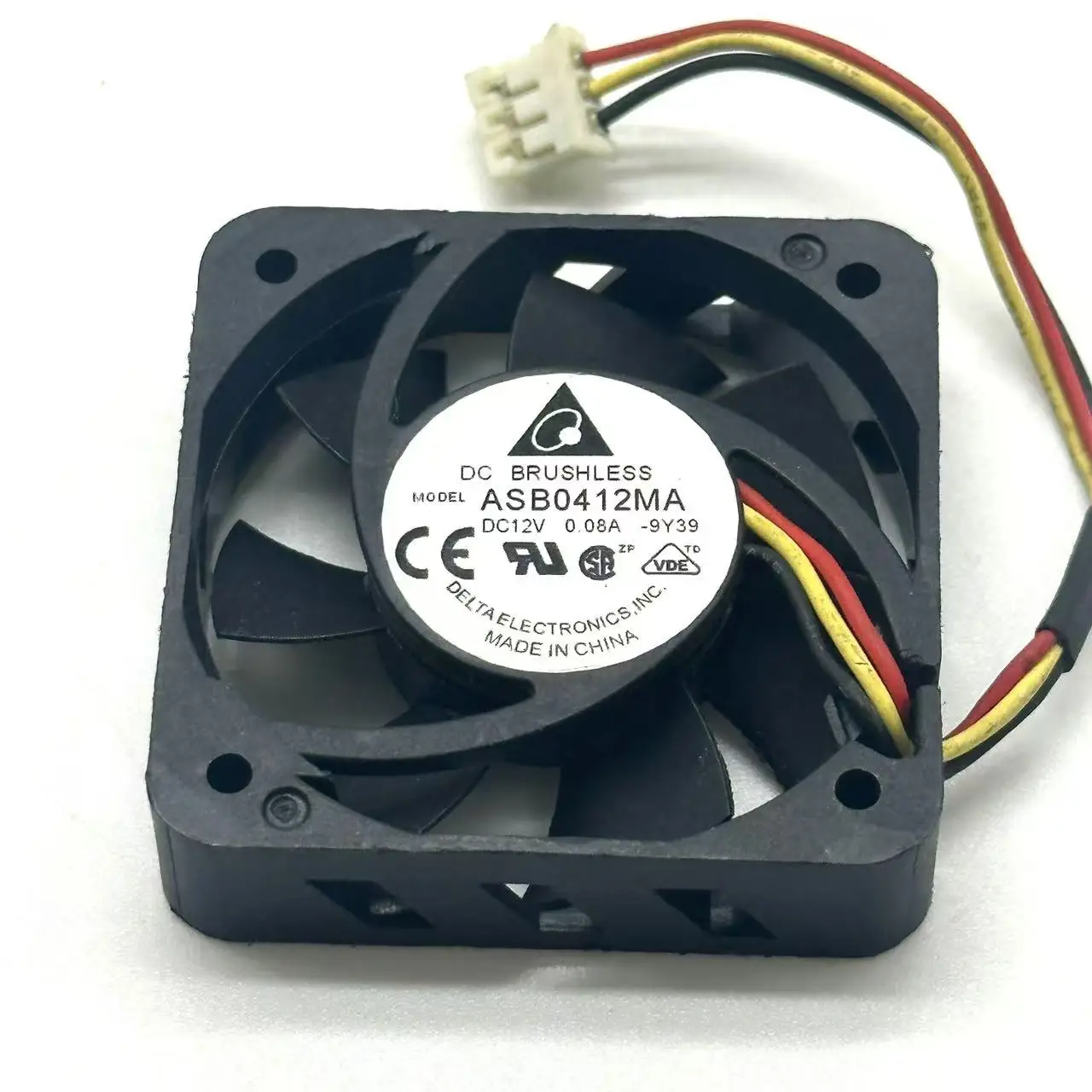 Delta Electronics ASB0412MA 9Y39 DC 12V 0.08A 40x40x10mm Server Cooling Cooling Fan