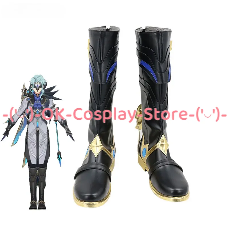 

The Doctor Dottore Cosplay Shoes Genshin Impact Cosplay Props PU Leather Shoes Halloween Carnival Boots Custom Made