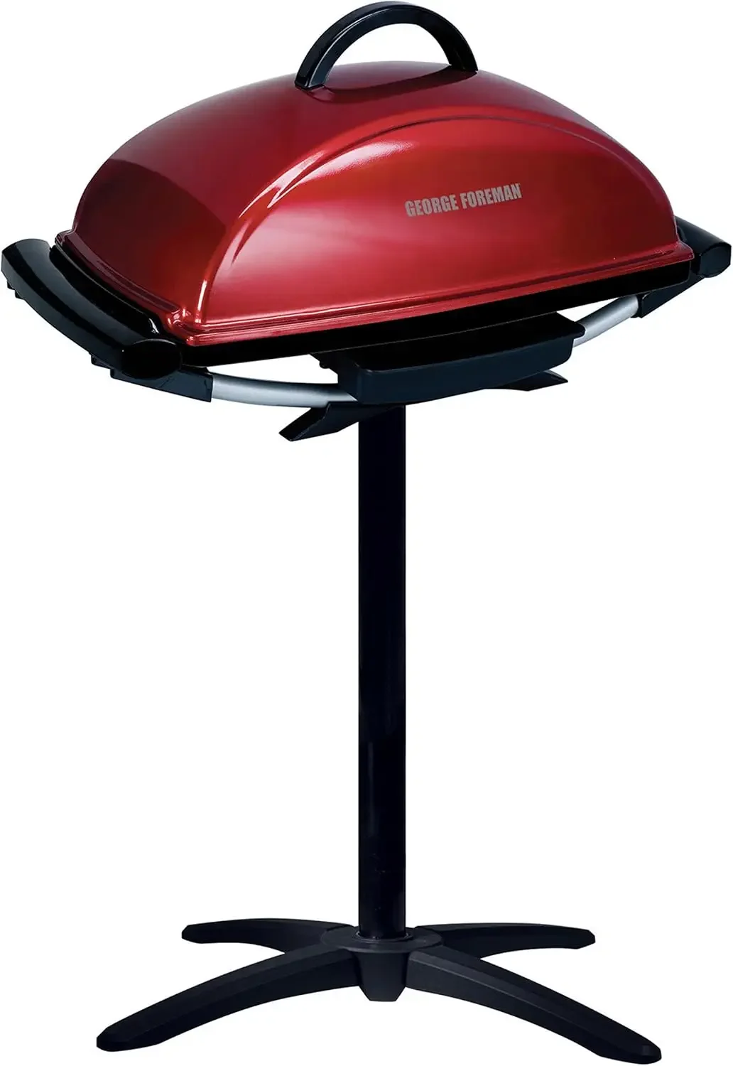 Indoor Outdoor Electric Grill, Non-Stick Grill Griddle Plate, Healthy Grilling Drip Tray Reduces Fat, Portable Barbeque