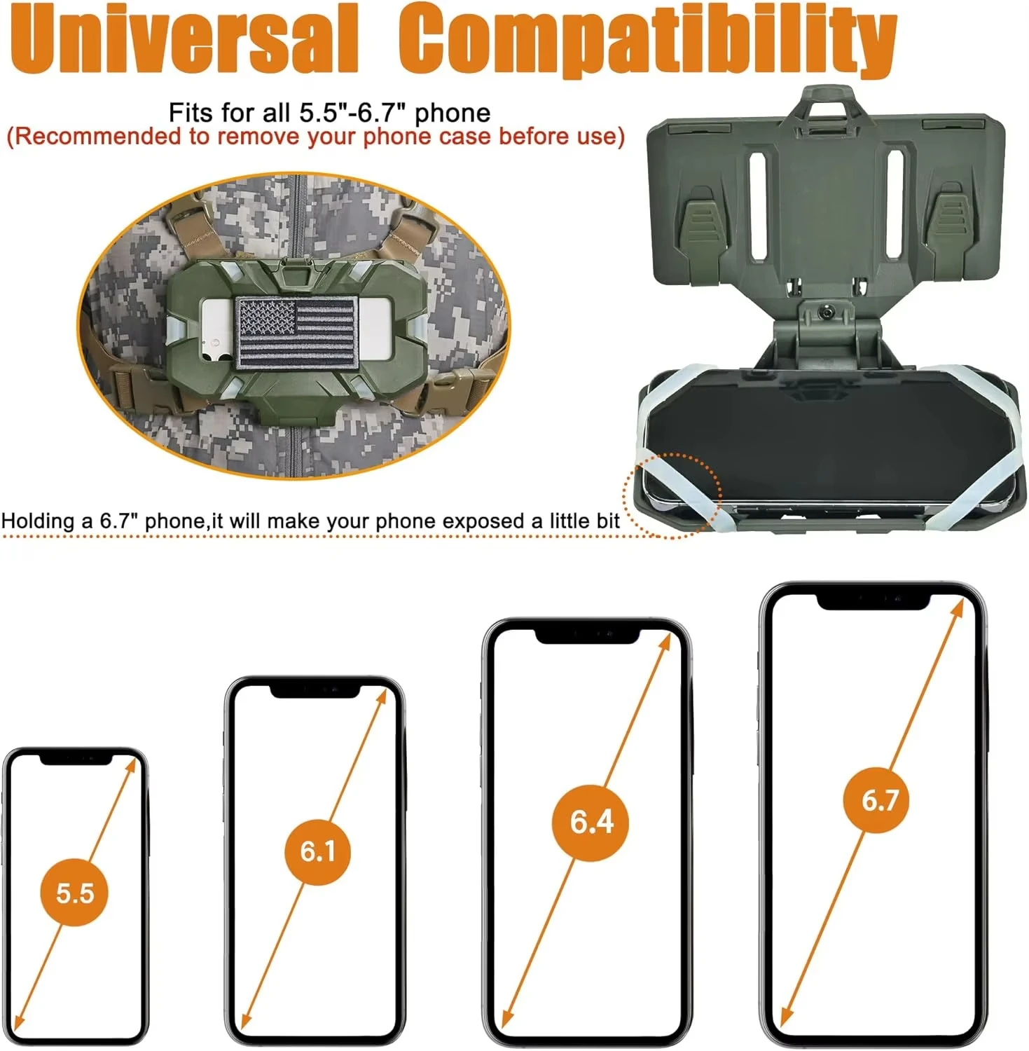 1/5/10pcs Tattico Esterno MOLLE Pieghevole Scheda di Navigazione Airsoft Map Case Admin Pannello Supporto Del Telefono Mobile per il Formato 4.7-6.7in