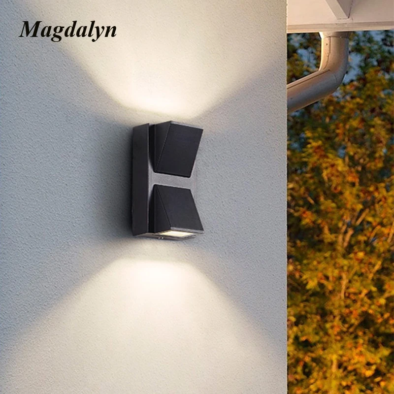 Magdalyn Outdoor Wall Lighting Modern Waterproof Porch Lamp House Building Decoration Hallway Aluminum Outside Indoor Led Lights