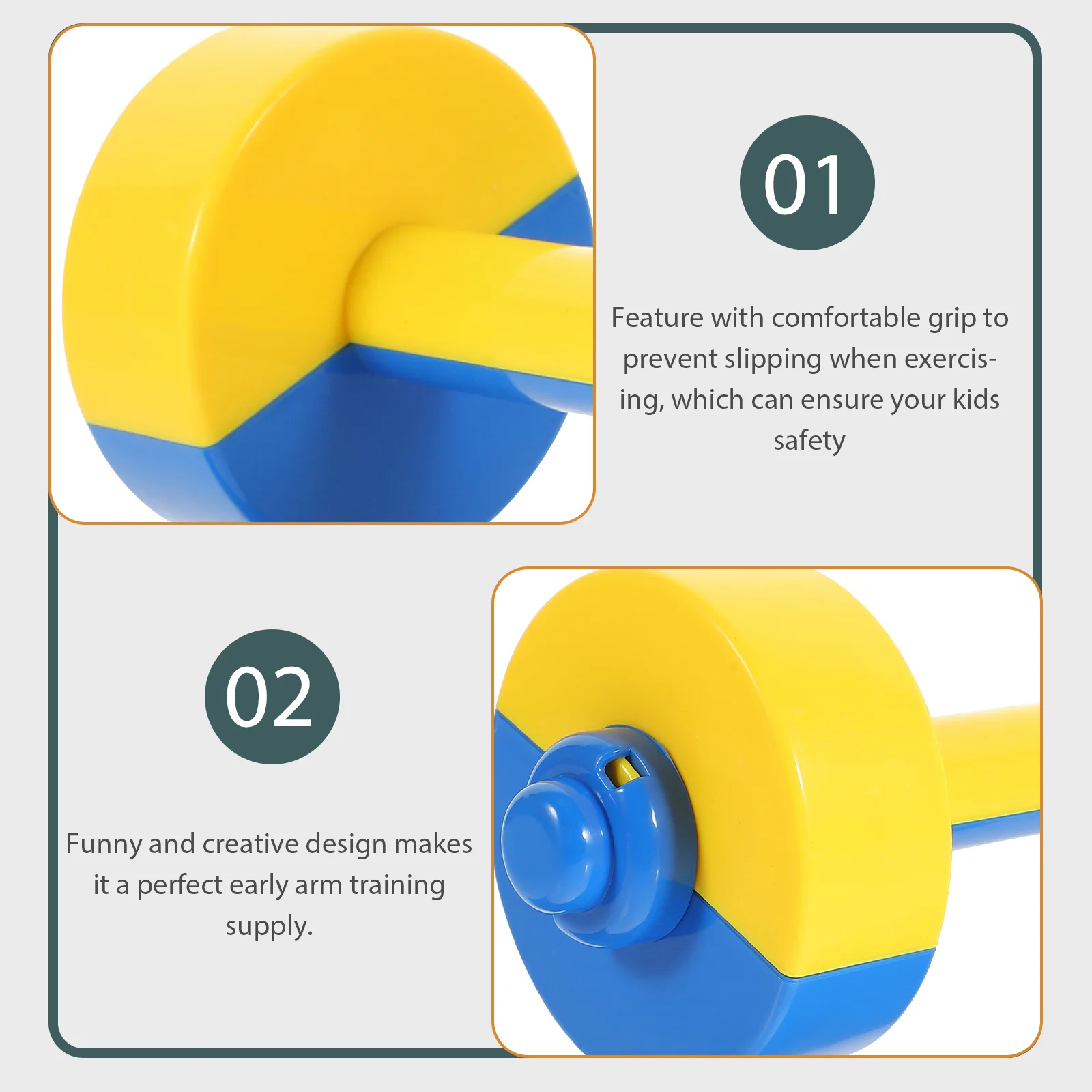 Outdoor Toys Kids Barbell for Arm Muscle Dumbbell Gift Supplies Baby