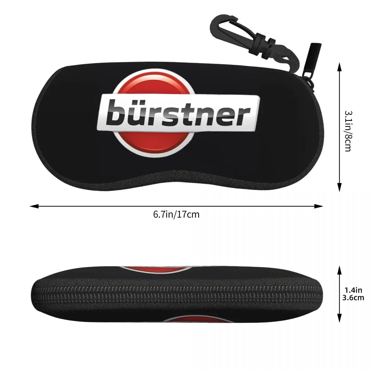 حافظة نظارات على شكل قافلة من بيرستنر، صندوق نظارات شمسية واقي للنساء والرجال، حقيبة نظارات ناعمة