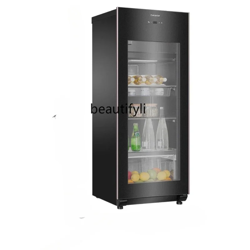 

166 liters ice bar, household living room, small ice-making refrigeration, hoarding and fresh-keeping small refrigerator