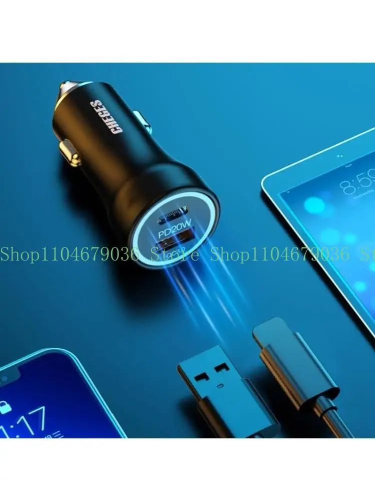 

652F PD20W Type C QC3.0 USB Socket 12V 24V Fast Charging for Motorcycle Truck