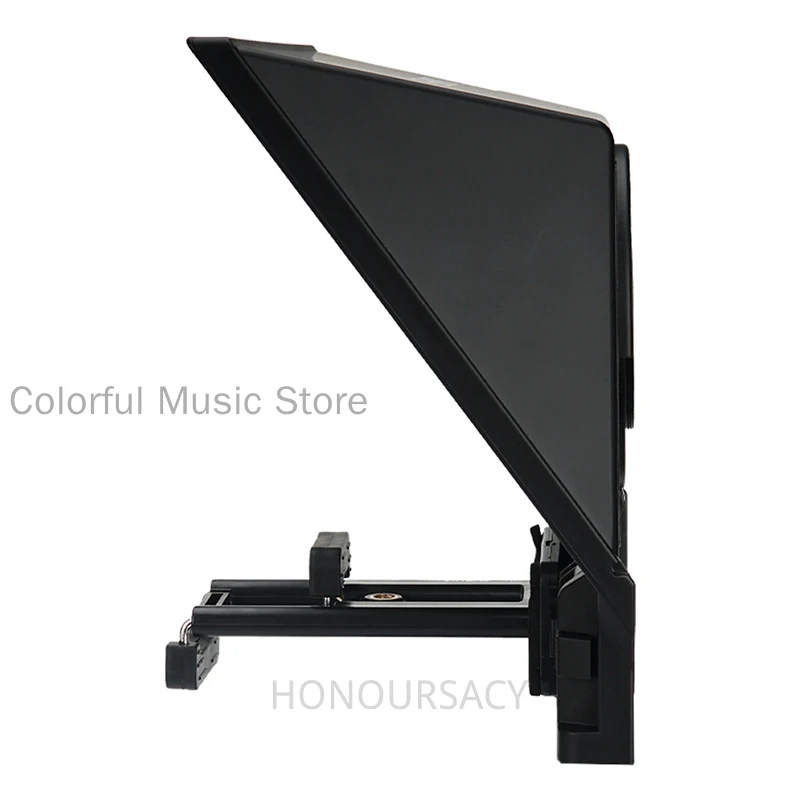 Teleprompter ขนาด 8 นิ้วแบบพกพารองรับสมาร์ทโฟน/การถ่ายภาพ DSLR ได้ถึง 8 นิ้วพร้อมวงแหวนอะแดปเตอร์เลนส์ควบคุม Bluetooth FEELWORLD TP2