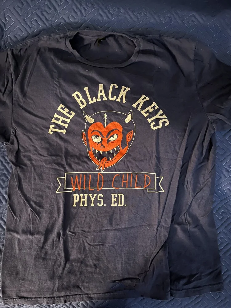 

Детская Хлопковая повязка на концерт Black Keys Wild, подарок для фаната от S до 5XL, футболка