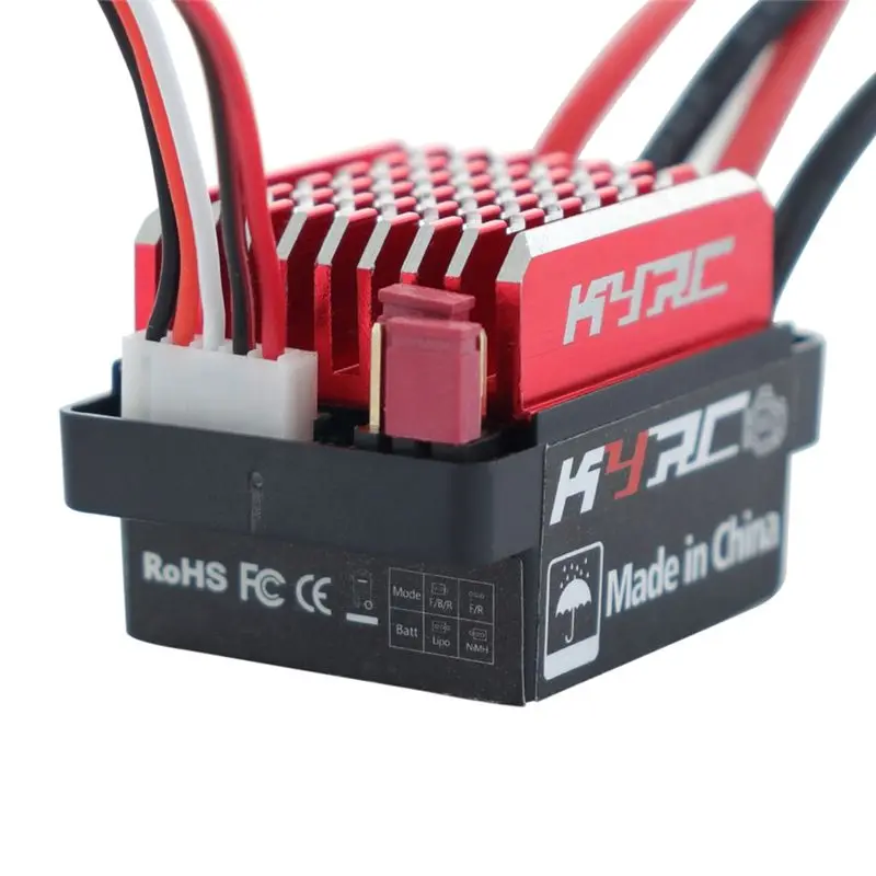 60A Speed Controller Forward Reverse Brake For 1/10 RC Crawler Traxxas TRX4 Axial Scx10 Tamiya Replacement-AEF7