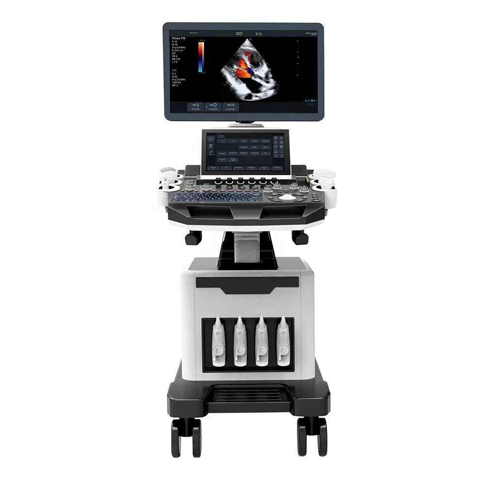 LTUB60 Medical Diagnosis Hospital Pregnancy Color Doppler Trolley Ultrasound Machine