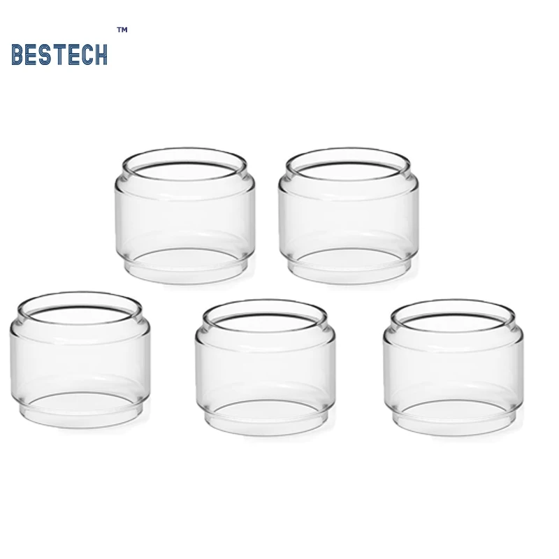 5PCS Bubble Glass Tank for VOOPOO UFORCE L Tank 5.5ml Drag 2 Platinum Glass Tank Drag 4 Tank 5.5ml Fatboy Bulb Glass Container