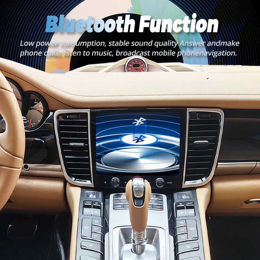 ポルシェ パナメーラ 2010-2016用 ナビライダー Bluetoothラジオ Android 15 GPS HU 8.4インチ ワイヤレスCarPlay ステレオ QLEDスクリーン ステレオ