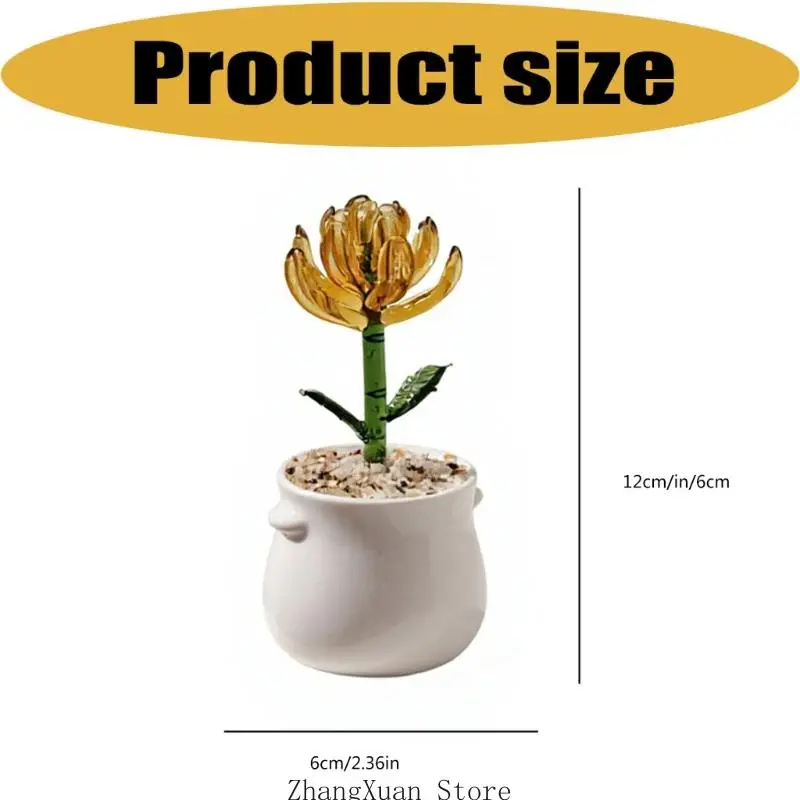 Künstliche Blumendekoration mit weißem Topf für die Präsentation Eingangstisch, 3 x – Detail 6