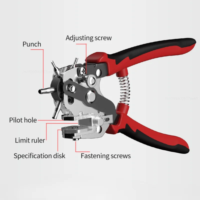 Xiaomi Delixi Hole Punch Plier New Design Eyelet Puncher DIY Tool Watchband Strap Household Hand Leathercraft Hole Punch Plier