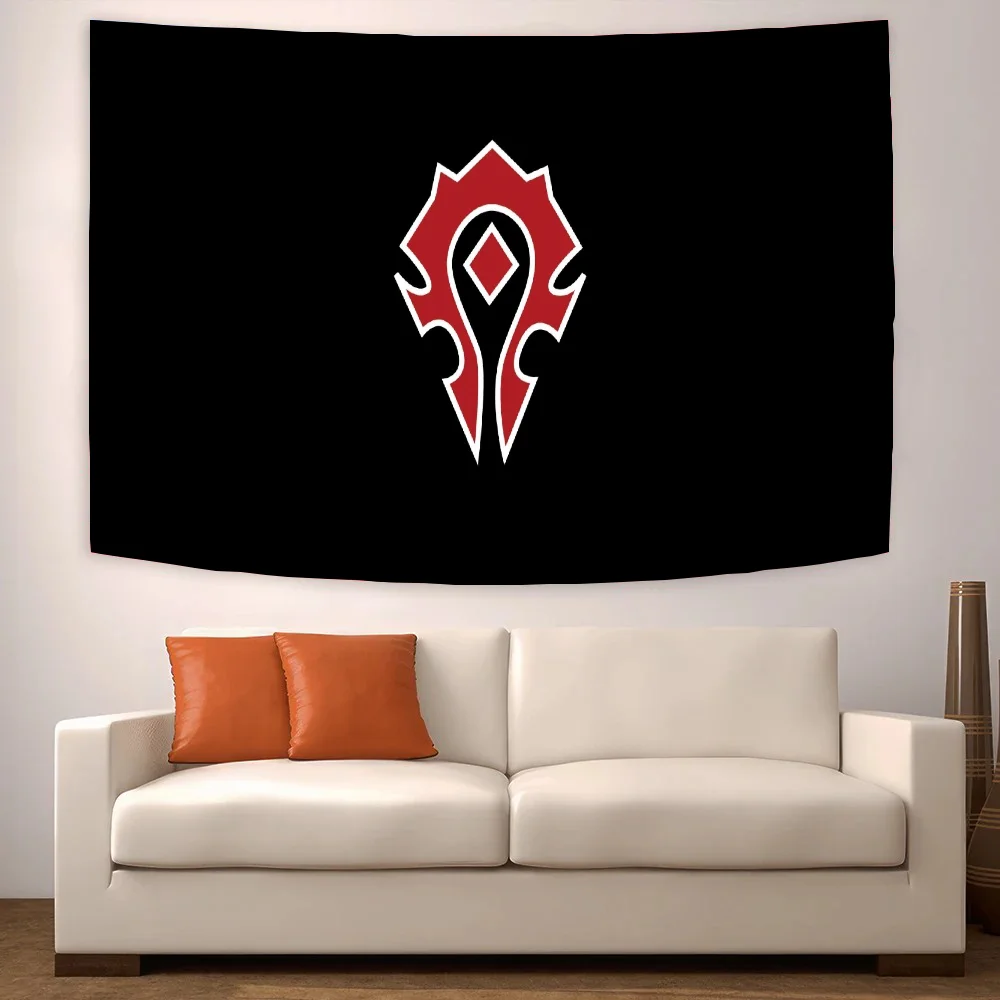 WOW-world of Warcraft Wall Decoration Decorative Flags and Banners Outdoor Decorations Garden Flag Room Decor Y2k Garage Funny