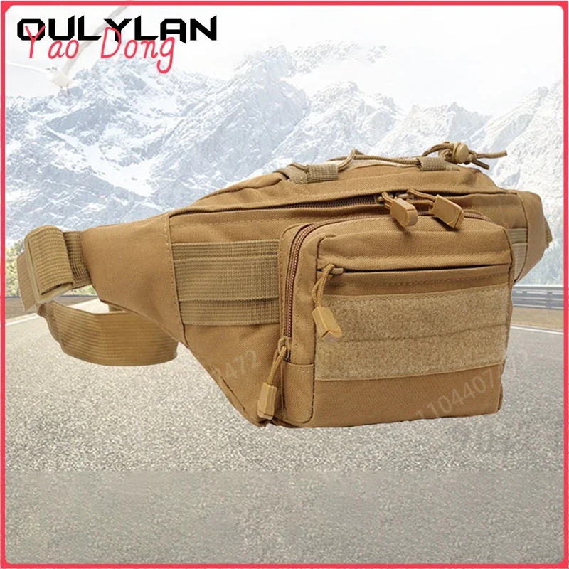 Yao Dong Men Waist Fanny Pack Belt Bag Tactical Motorcycle Rider Sports Climb Camping Nylon Male Tool Sling Chest Hip Bum Bag