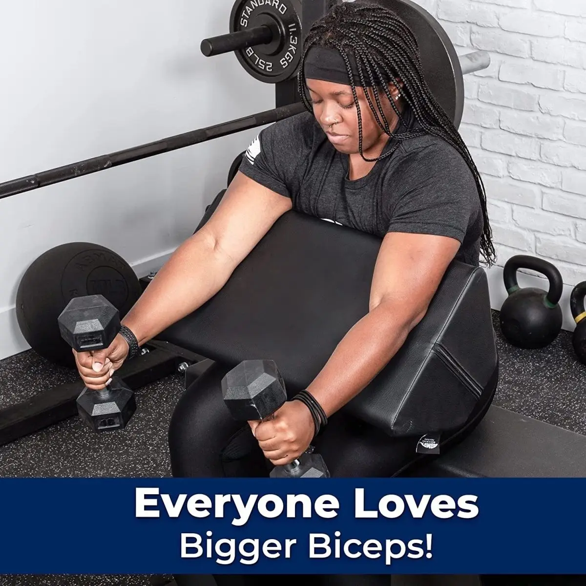 Portable Bicep Exercise Pad Strength Training Protective Pads Can Replace Gym Weight Bench Home Gym Fitness accessories