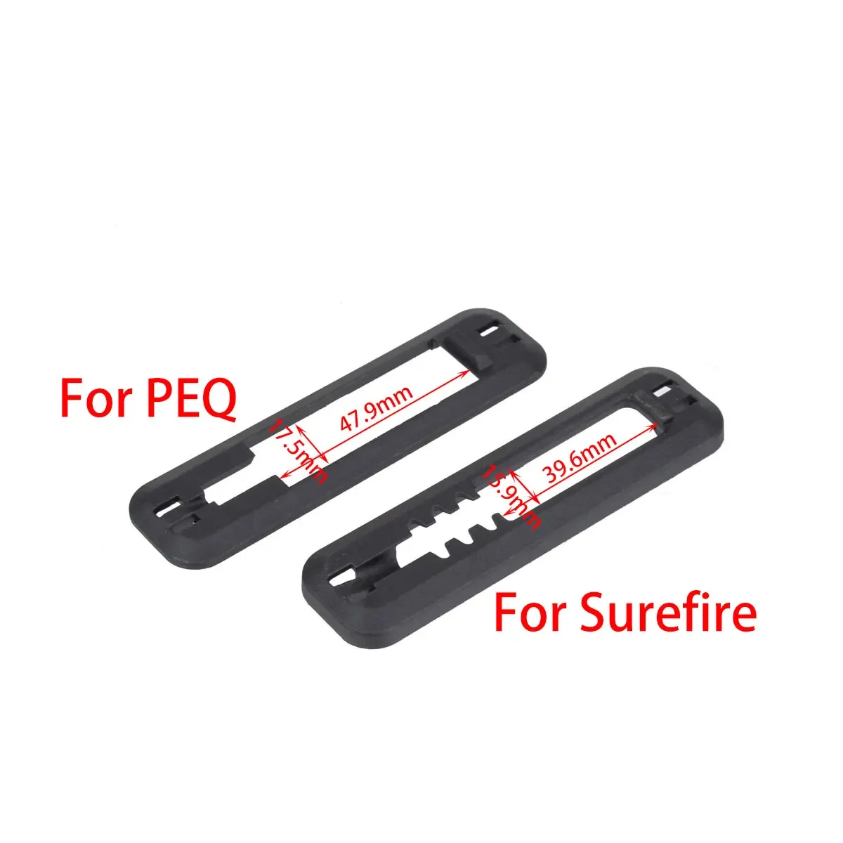 Tactical 8PCS/SET MOE Rail Tape Switch Mount Plate Airsoft Accessories For Weapon PEQ Surefire M300 M600 Flashlight MLOK Switch