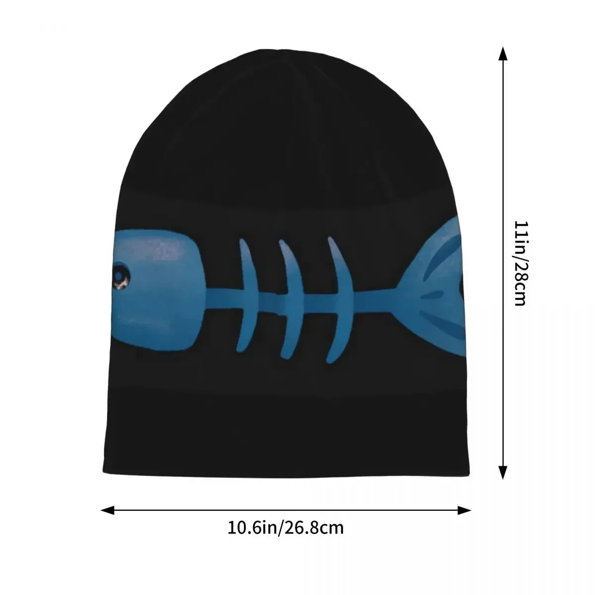 Poor Fish Warm Knitted Cap Fashion Bonnet Hat Autumn Winter Outdoor Beanies Hats for Men Women Adult