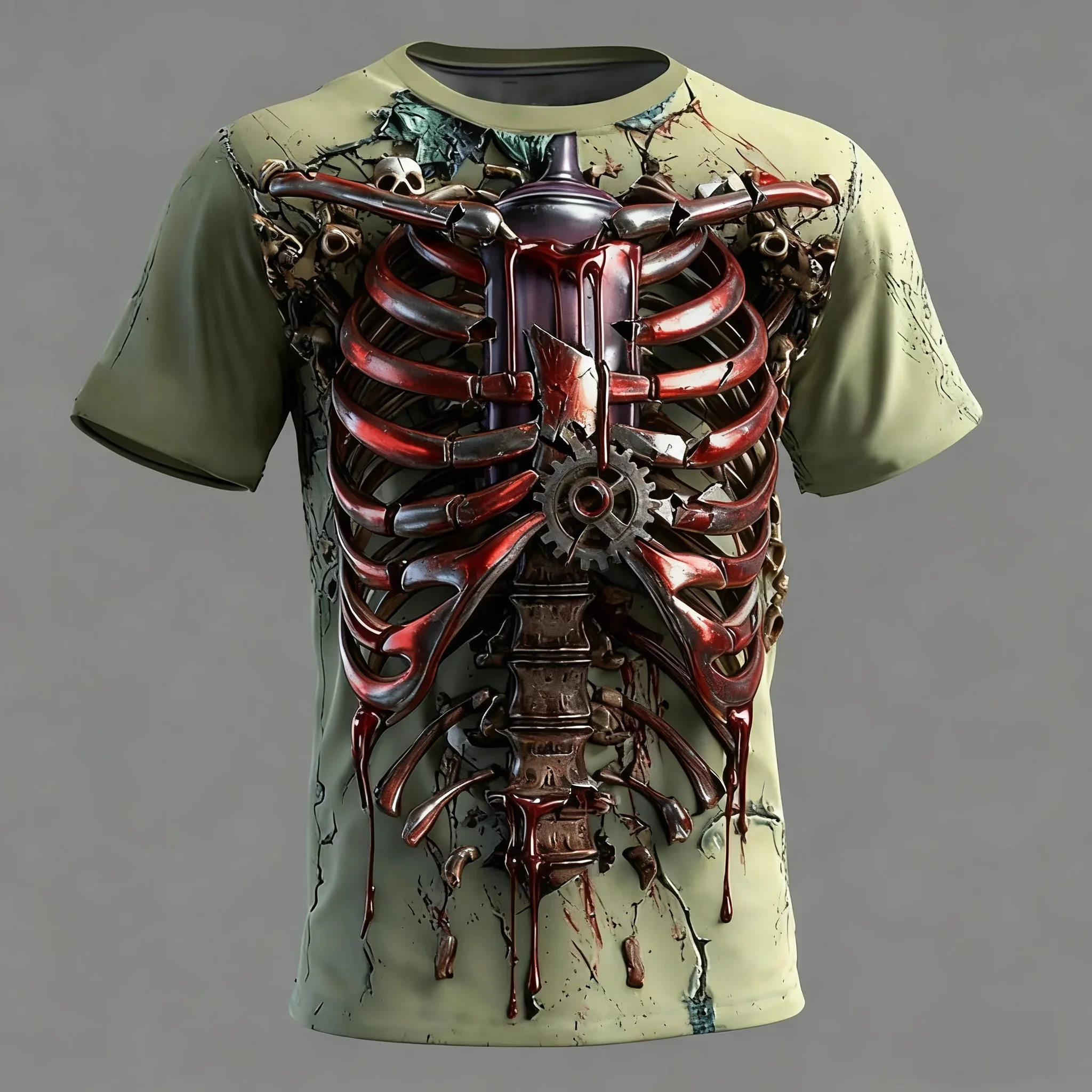 

25/26 жаркая летняя футболка с элементами Хэллоуина, зомби, ужасы, вечерние, для взрослых, большие размеры, женская, мужская, детская футболка, дышащая