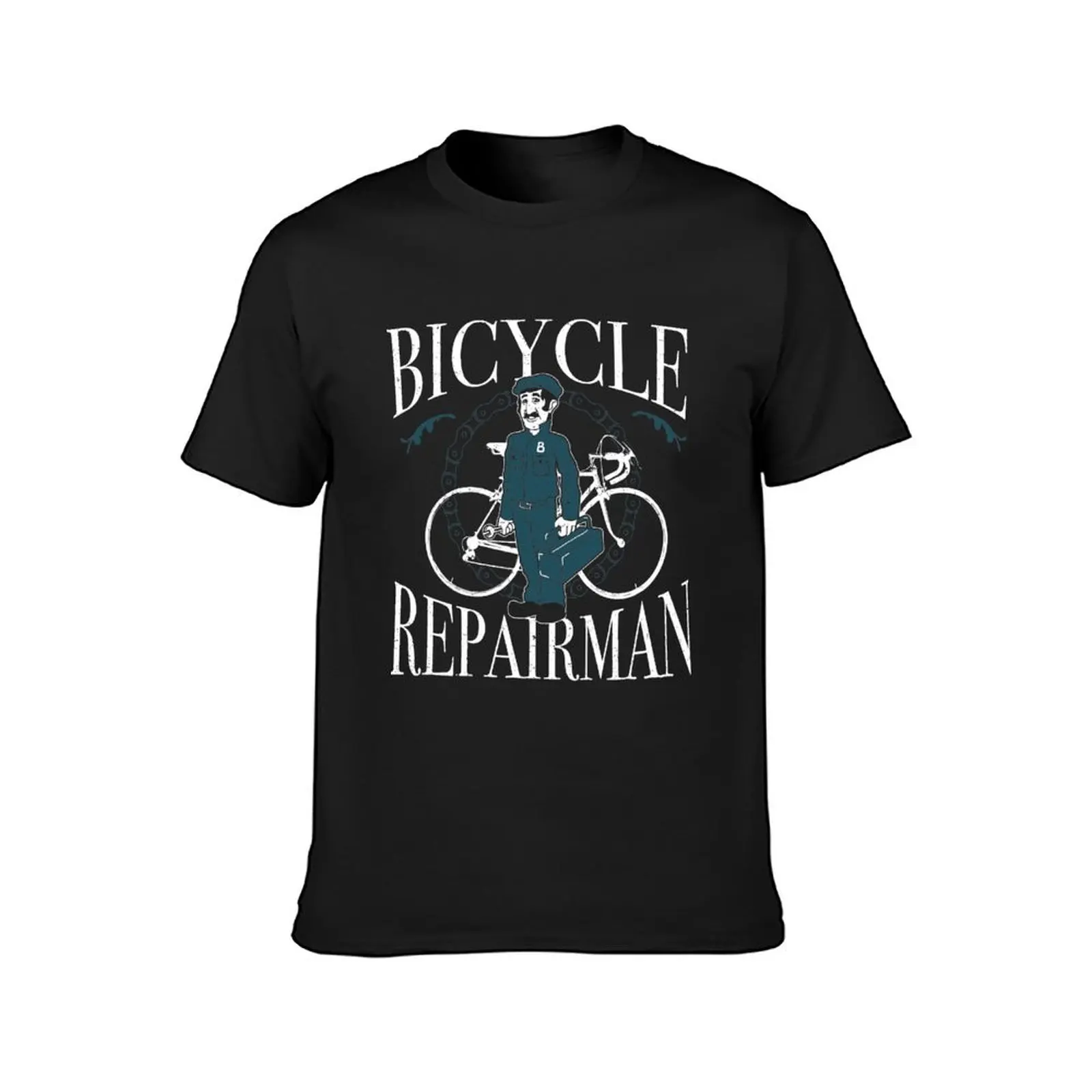 The Bicycle Repair Man T-Shirt sweat tops customs mens white t shirts