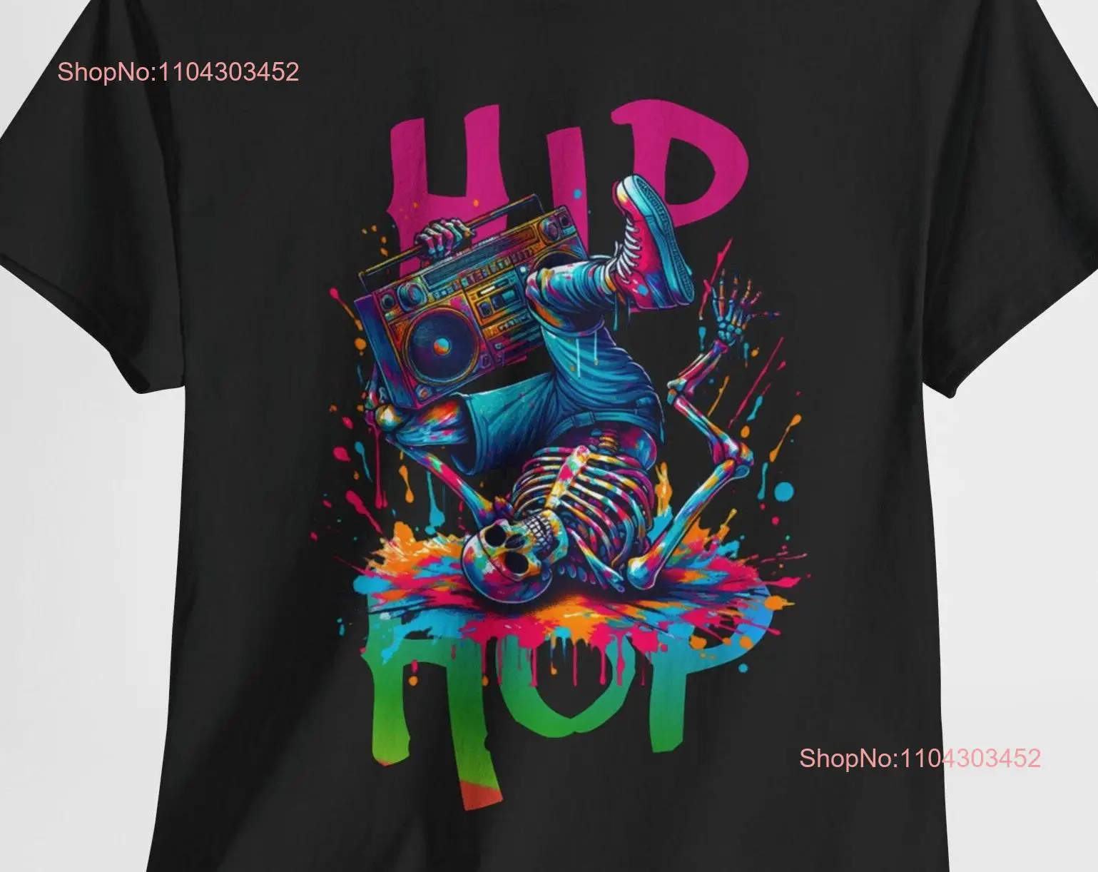 80s Retro Vintage HIP HOP Break Dancing Ghettoblaster Boom Box T Shirt Rap Old School tee Cool breakdancing