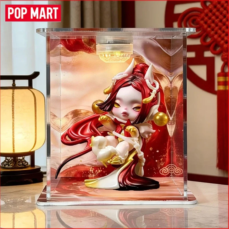 

POP MART SKULLPANDA Ji Desktop Model Dolls Home Decor Quantity Scale Figurines Series Ornaments Gift for Girls