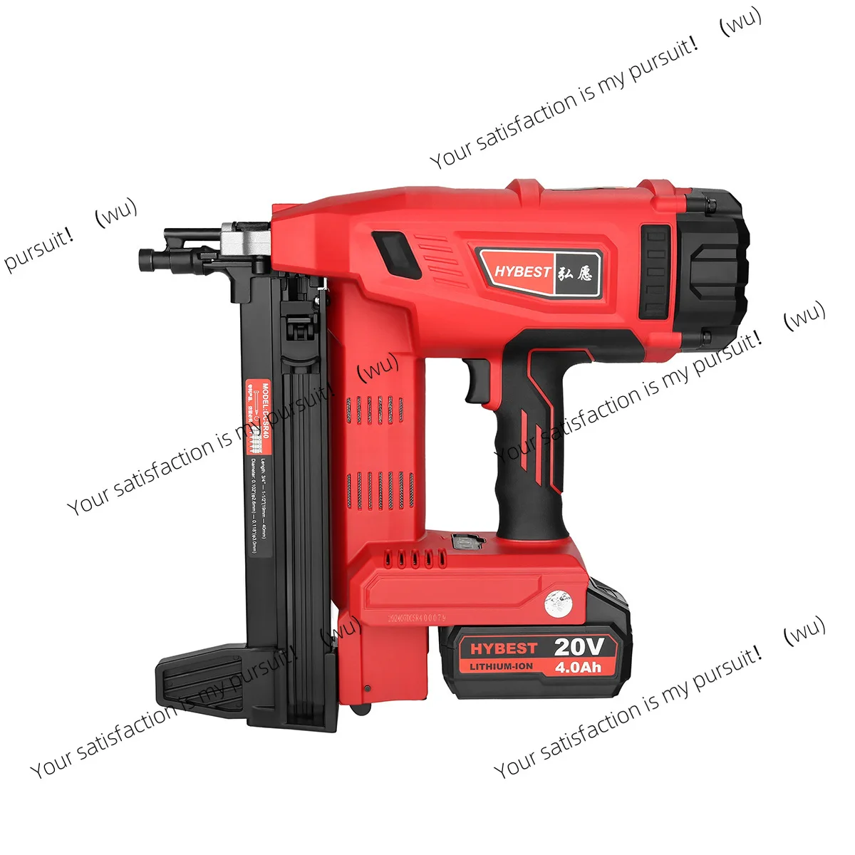 

DCSR40 new lithium battery steel nail no gas cylinder gas pure electric gas mixed electric play