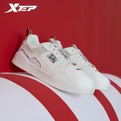 Xtep Skateboarding Shoes For Women 2024 Spring Leisure Wear-Resistant Women's Sports Shoes Stability Soft Sneakers 976118310046