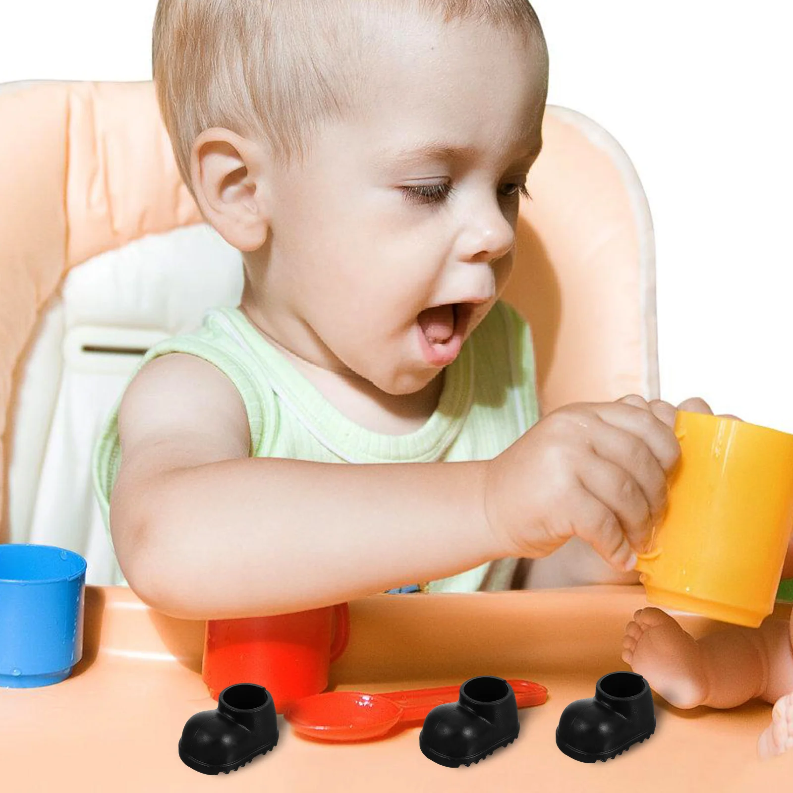 

10Pairs Miniature Rain Boots Accessories 17cm Figures Ample Options Play Lightweight Easy on Off Mini House Boots Models