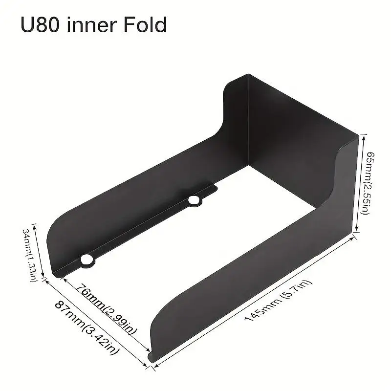 Black Doorbell Rain Anti-Glare Cover,  Weather-Blocking Camera Cover Glare Sun Shade Protection for Most Video Doorbells