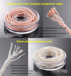 Hi-End 7N OCC Pure Copper Speaker Cable 0.75-10m HIFI 8TC Audio Speaker Wire Loudspeaker Cable