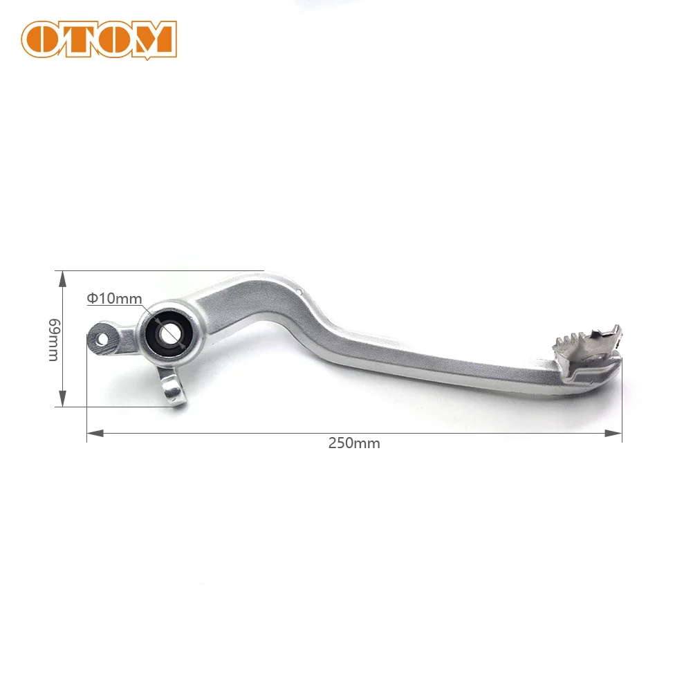 Motorcycle Rear Brake Pedal Lever Assembly Aluminum Footrest Shifter Gear Shift For KEWS K16 CBS300 NB300 K23 Off-Road Version