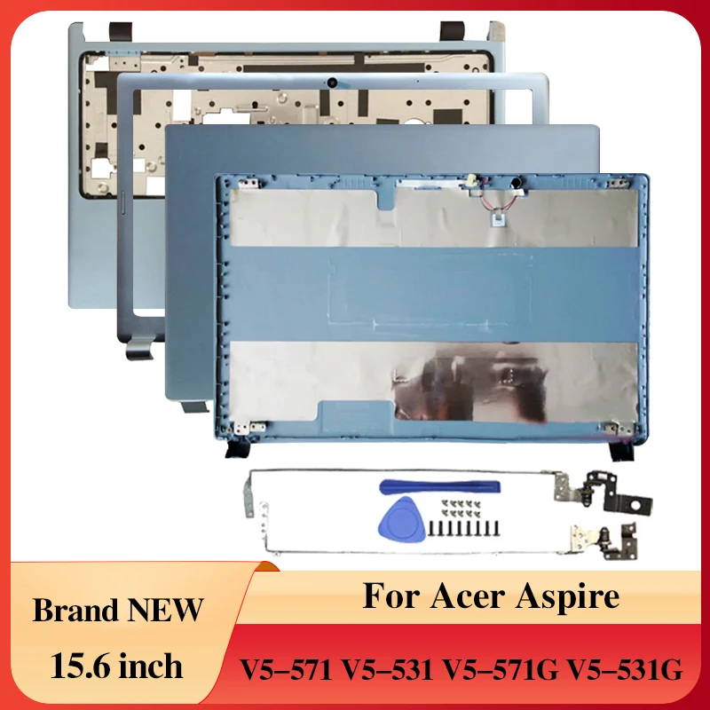

New Laptop Back Cover/Front Bezel/Hinge/Palmrest/Bottom Case Notebook Accessories For Acer Aspire V5-571 V5-531 V5-571G V5-531G