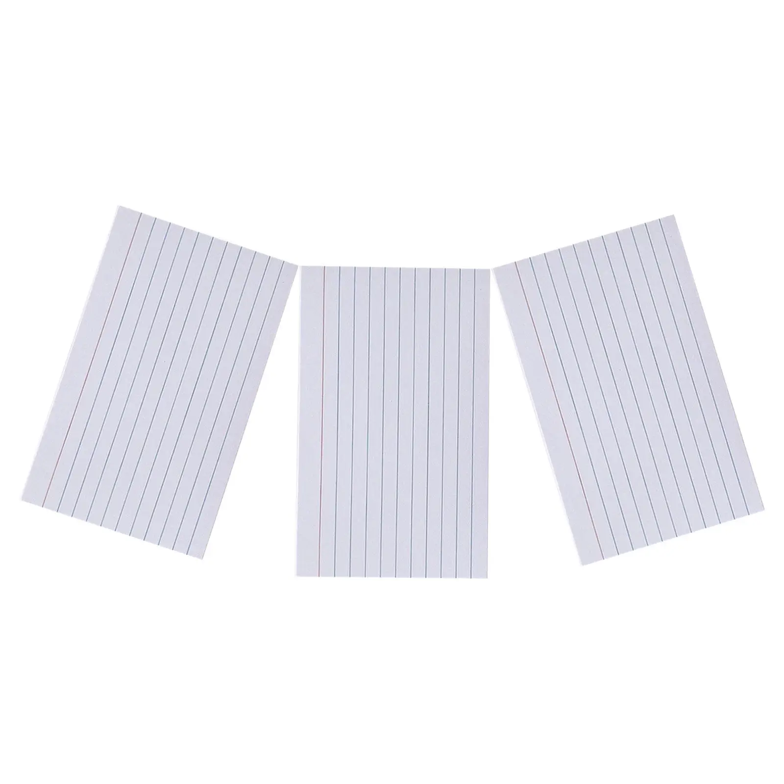 600Pcs Double Sided Ruled Index Cards White Mini Flashcards Study Tools School Office Note Cards Bulk Supply File Card