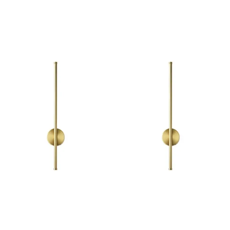 B97A-2X Rechargeable Battery Operated LED Wall Lights USB Type-Charge Wall Lamps Indoor Touch Switch On/OFF Wall Sconce Gold