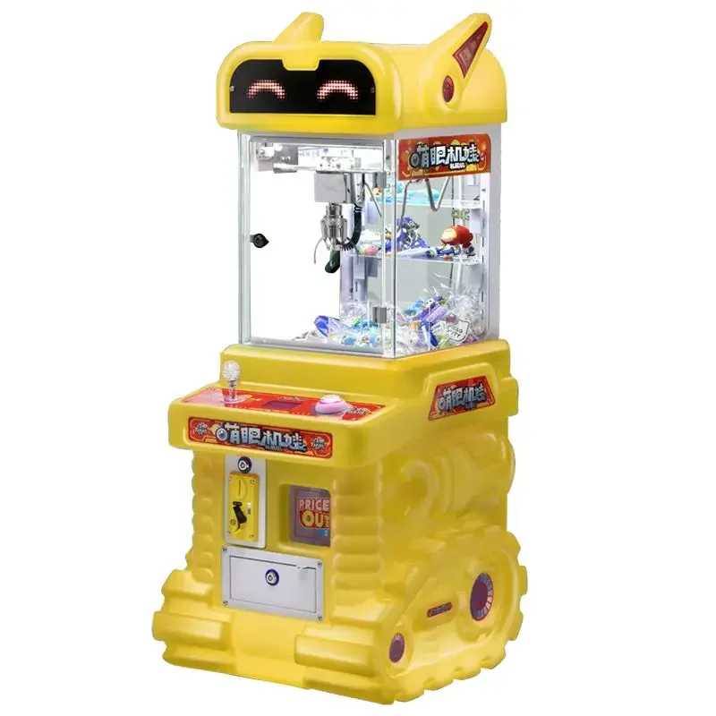 

New Internet celebrity home commercial cute eye machine baby small scratch doll machine amusement machine