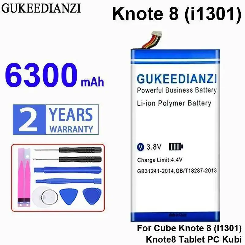 

High Performance 6300Mah Compatibility Laptop Battery For Alldocube Cube Knote 8 I1301 Knote8 Tablet PC