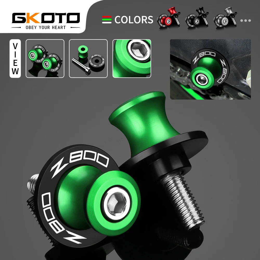 

Motorcycle Accessories 8MM Swingarm Spools Slider Stand Screws For KAWASAKI Z800 2013-2016 2015 2014